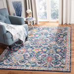 Safavieh Evoke 255 Rug, EVK255 - NAVY / FUCHSIA