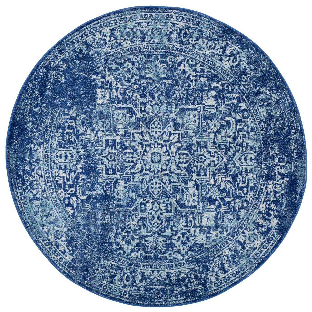 Safavieh Evoke 256 Rug, Blue, EVK256 - Navy / Ivory