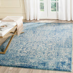 Safavieh Evoke 256 Rug, Blue, EVK256 - Blue / Ivory