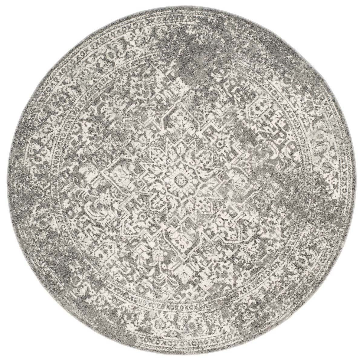 Safavieh Evoke 256 Rug, Grey, EVK256 - Grey / Ivory