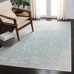 Safavieh Evoke 256 Rug, Blue, EVK256 - Ivory / Aqua