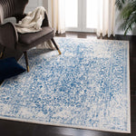 Safavieh Evoke 256 Rug, Blue, EVK256 - Ivory / Navy