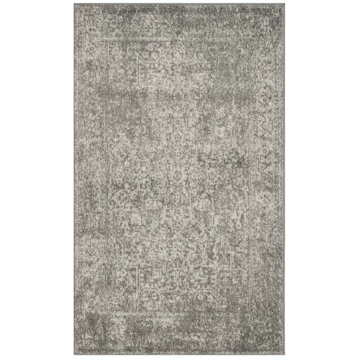 Safavieh Evoke 256 Rug, White, EVK256 - Silver / Ivory