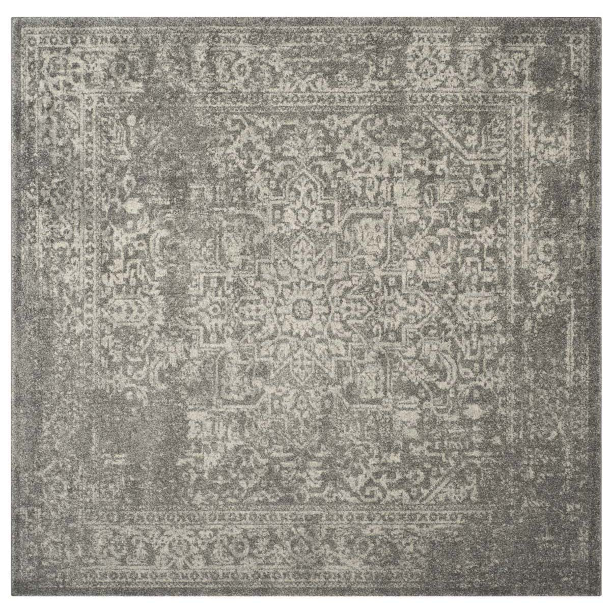 Safavieh Evoke 256 Rug, White, EVK256 - Silver / Ivory