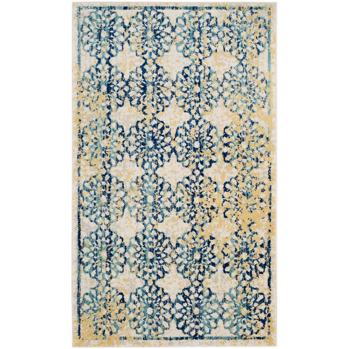 Safavieh Evoke 262 Rug, EVK262 - IVORY / BLUE