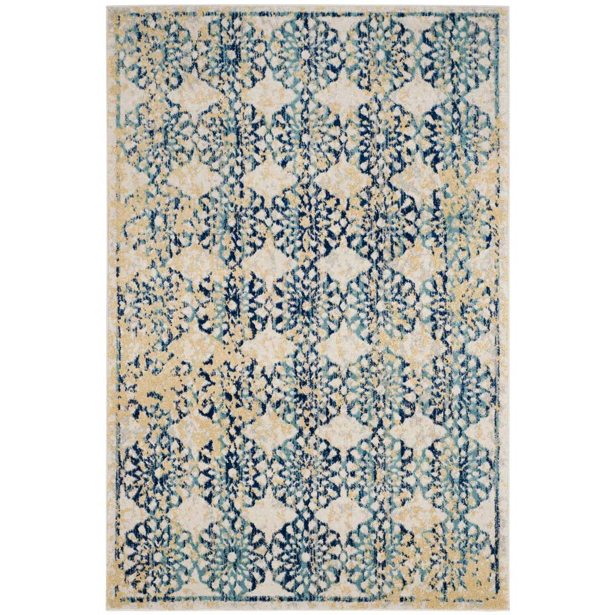 Safavieh Evoke 262 Rug, EVK262 - IVORY / BLUE