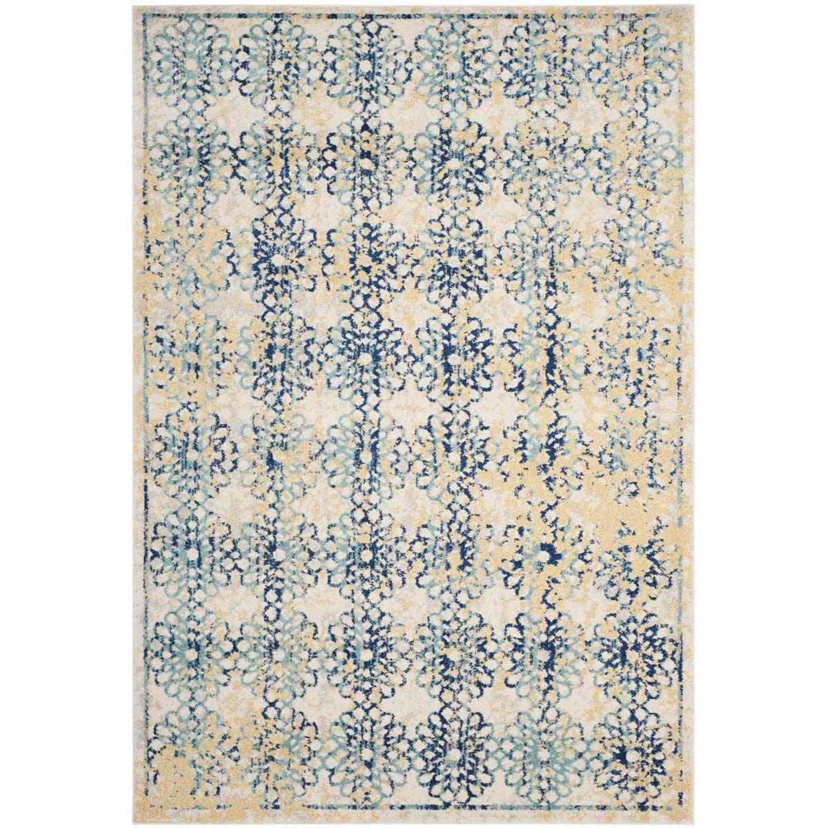 Safavieh Evoke 262 Rug, EVK262 - IVORY / BLUE