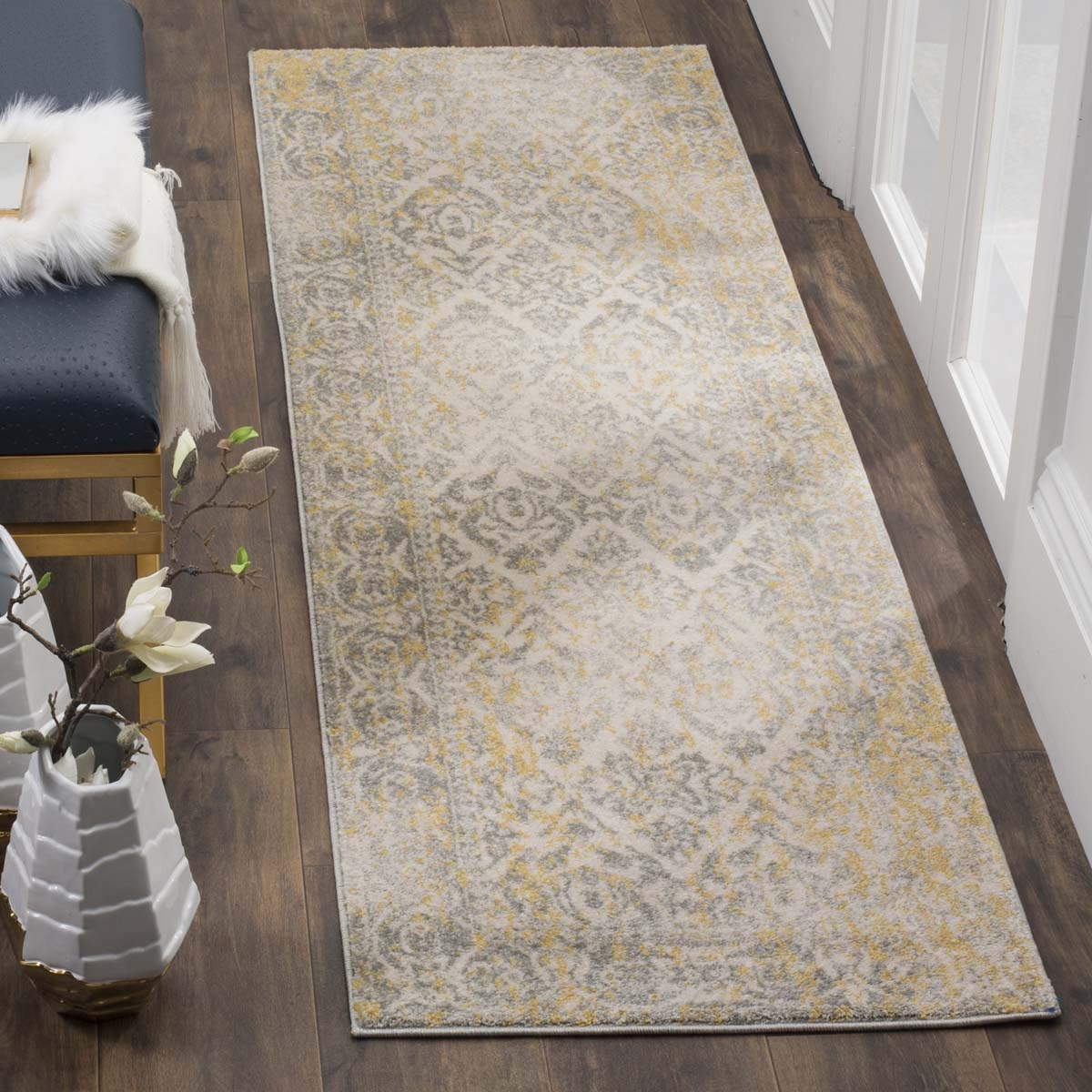 Safavieh Evoke 264 Rug, EVK264 - IVORY / GREY