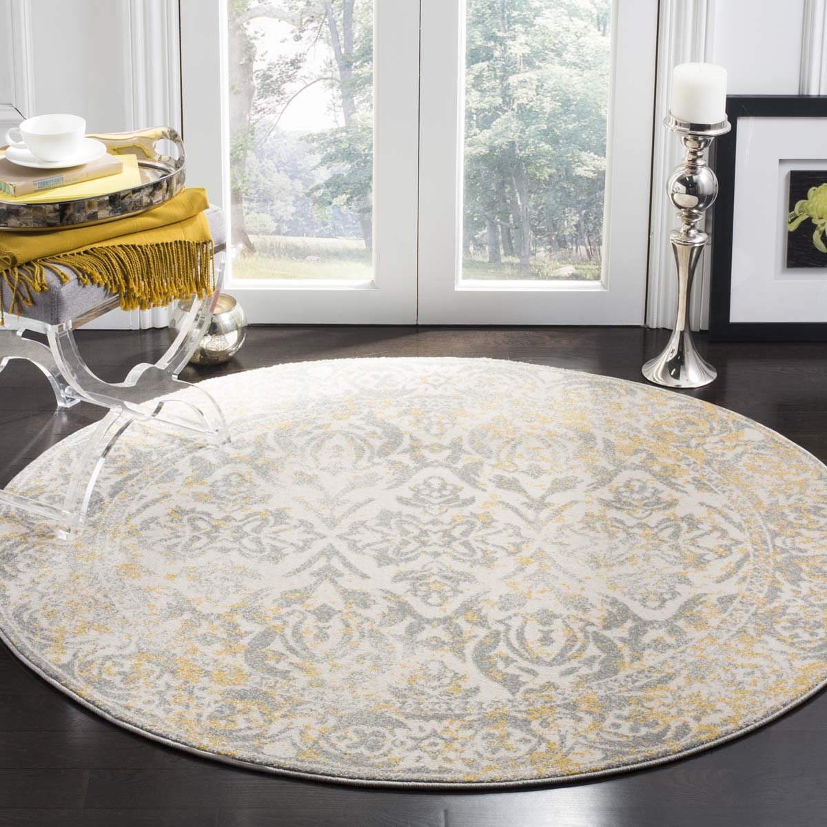 Safavieh Evoke 264 Rug, EVK264 - IVORY / GREY