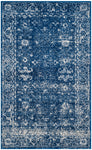 Safavieh Evoke 270 Rug, Blue, EVK270 - Navy / Ivory