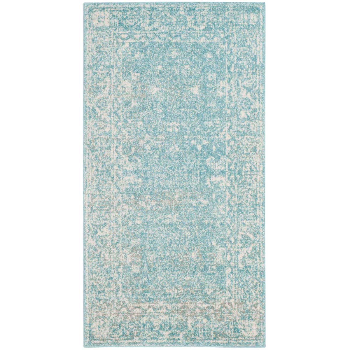 Safavieh Evoke 270 Rug, Blue, EVK270 - Light Blue / Ivory