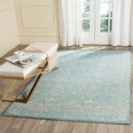 Safavieh Evoke 270 Rug, Blue, EVK270 - Light Blue / Ivory