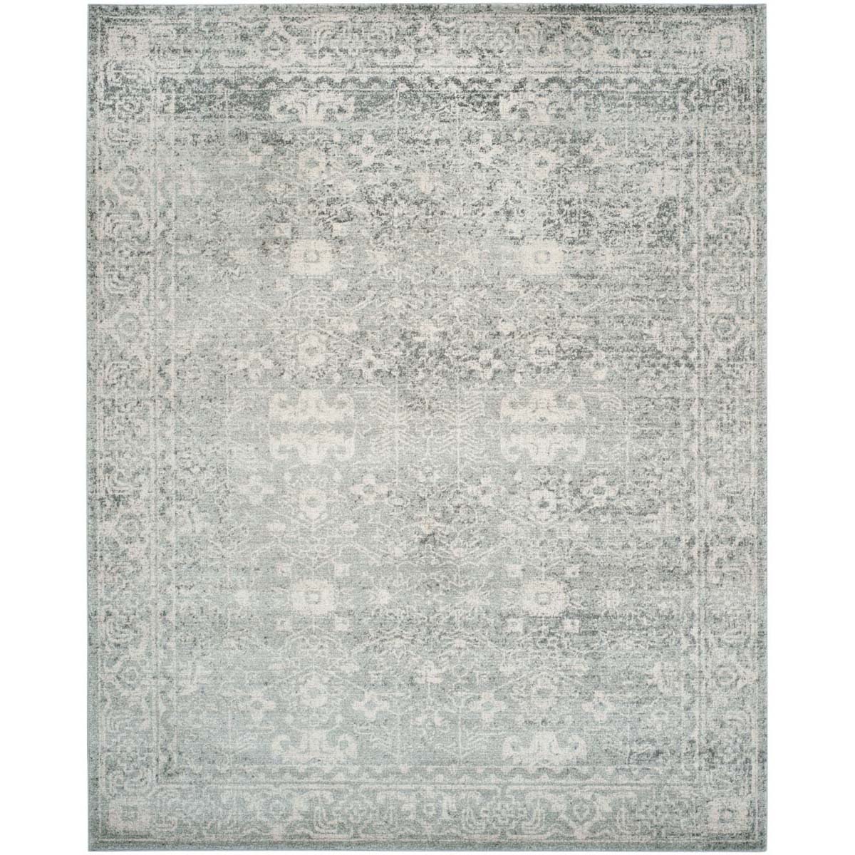 Safavieh Evoke 270 Rug, White, EVK270 - Silver / Ivory