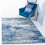 Safavieh Evoke 272 Rug, Blue, EVK272 - Dark Blue / Grey