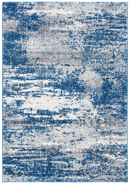 Safavieh Evoke 272 Rug, Blue, EVK272 - Dark Blue / Grey