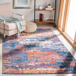 Safavieh Evoke 272 Rug, Blue, EVK272 - Navy / Orange