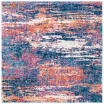 Safavieh Evoke 272 Rug, Blue, EVK272 - Navy / Orange