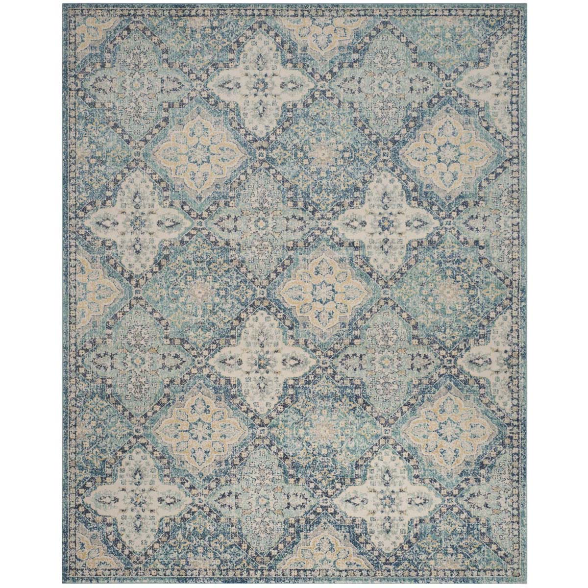 Safavieh Evoke 274 Rug, EVK274 - LIGHT BLUE / IVORY