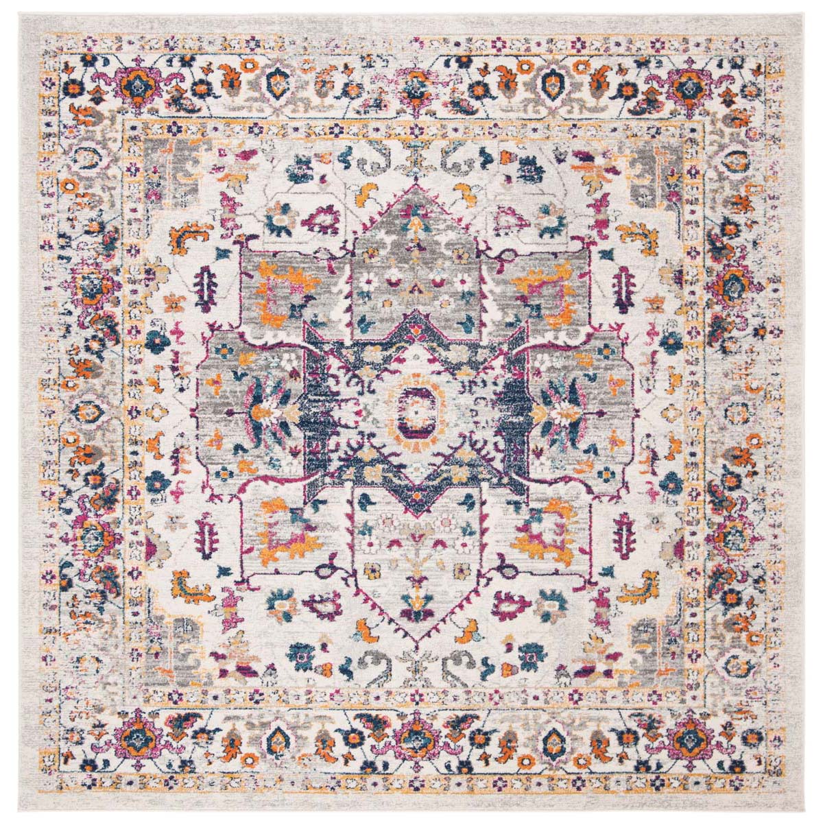 Safavieh Evoke 275 Rug, Grey, EVK275 - Ivory / Grey