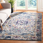 Safavieh Evoke 275 Rug, Grey, EVK275 - Grey / Navy