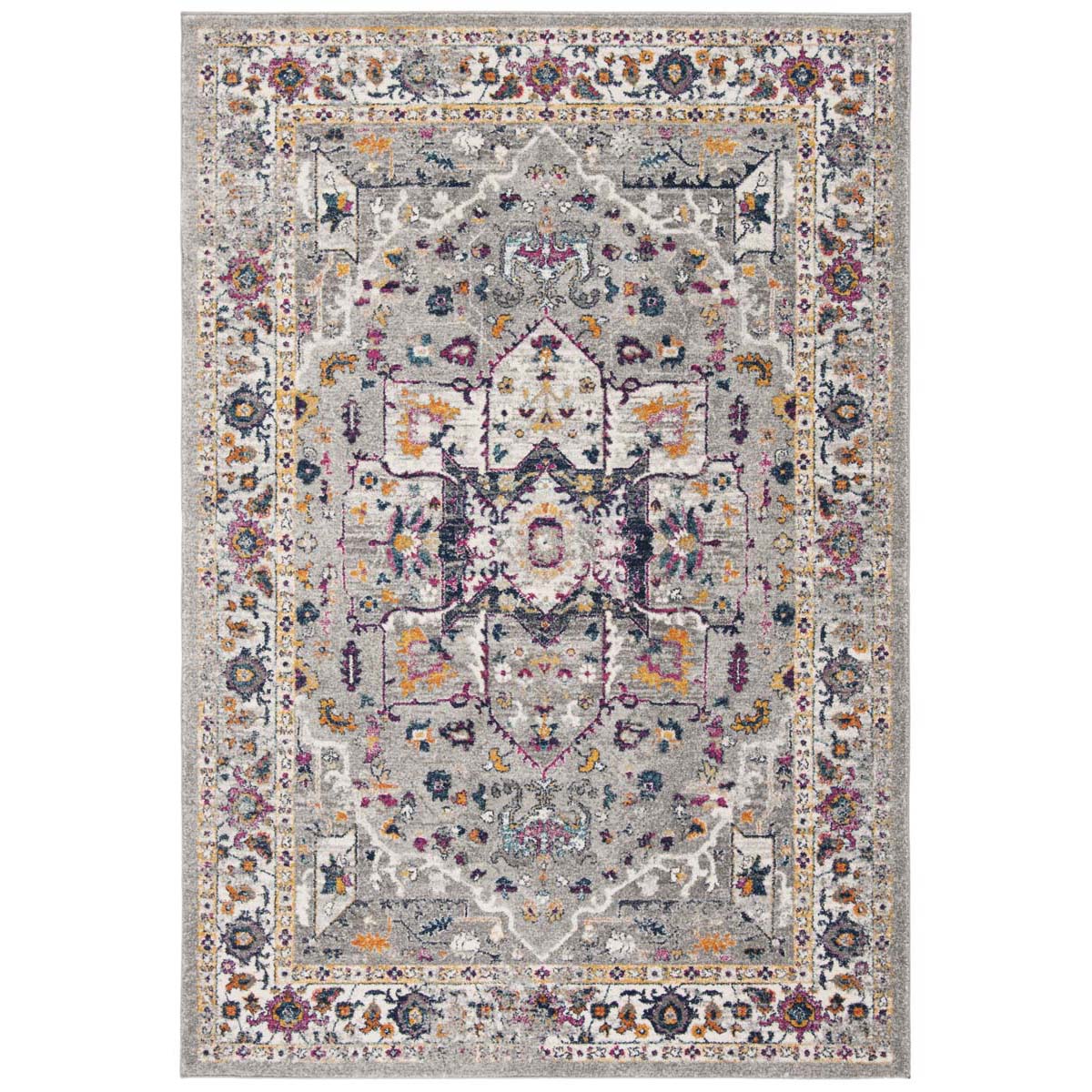 Safavieh Evoke 275 Rug, Grey, EVK275 - Grey / Grey