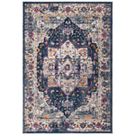 Safavieh Evoke 275 Rug, Blue, EVK275 - Navy / Grey