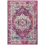 Safavieh Evoke 275 Rug, Fuchsia, EVK275 - Fuchsia / Ivory