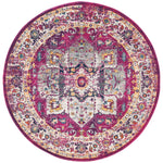 Safavieh Evoke 275 Rug, Fuchsia, EVK275 - Fuchsia / Ivory