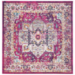 Safavieh Evoke 275 Rug, Fuchsia, EVK275 - Fuchsia / Ivory