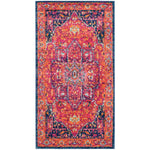 Safavieh Evoke 275 Rug, Fuchsia, EVK275 - Fuchsia / Orange