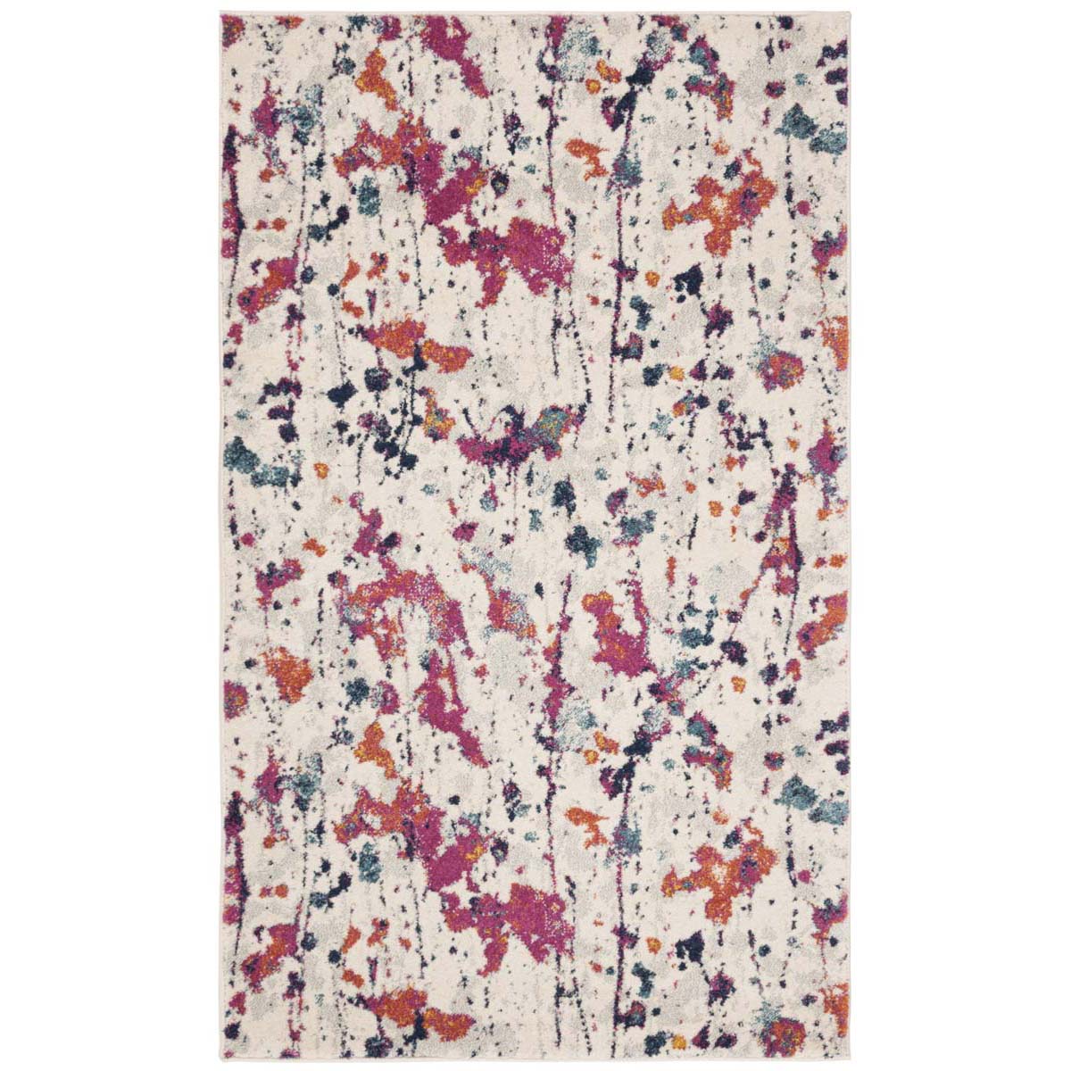 Safavieh Evoke 284 Rug, EVK284 - Ivory / Red