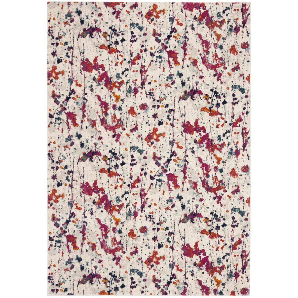 Safavieh Evoke 284 Rug, EVK284 - Ivory / Red