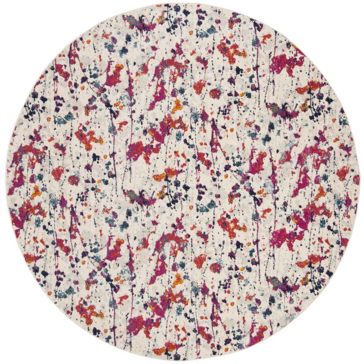 Safavieh Evoke 284 Rug, EVK284 - Ivory / Red