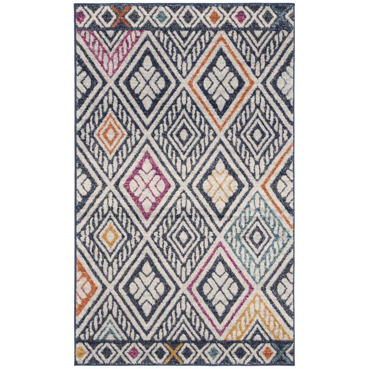 Safavieh Evoke 286 Rug, EVK286 - NAVY / IVORY