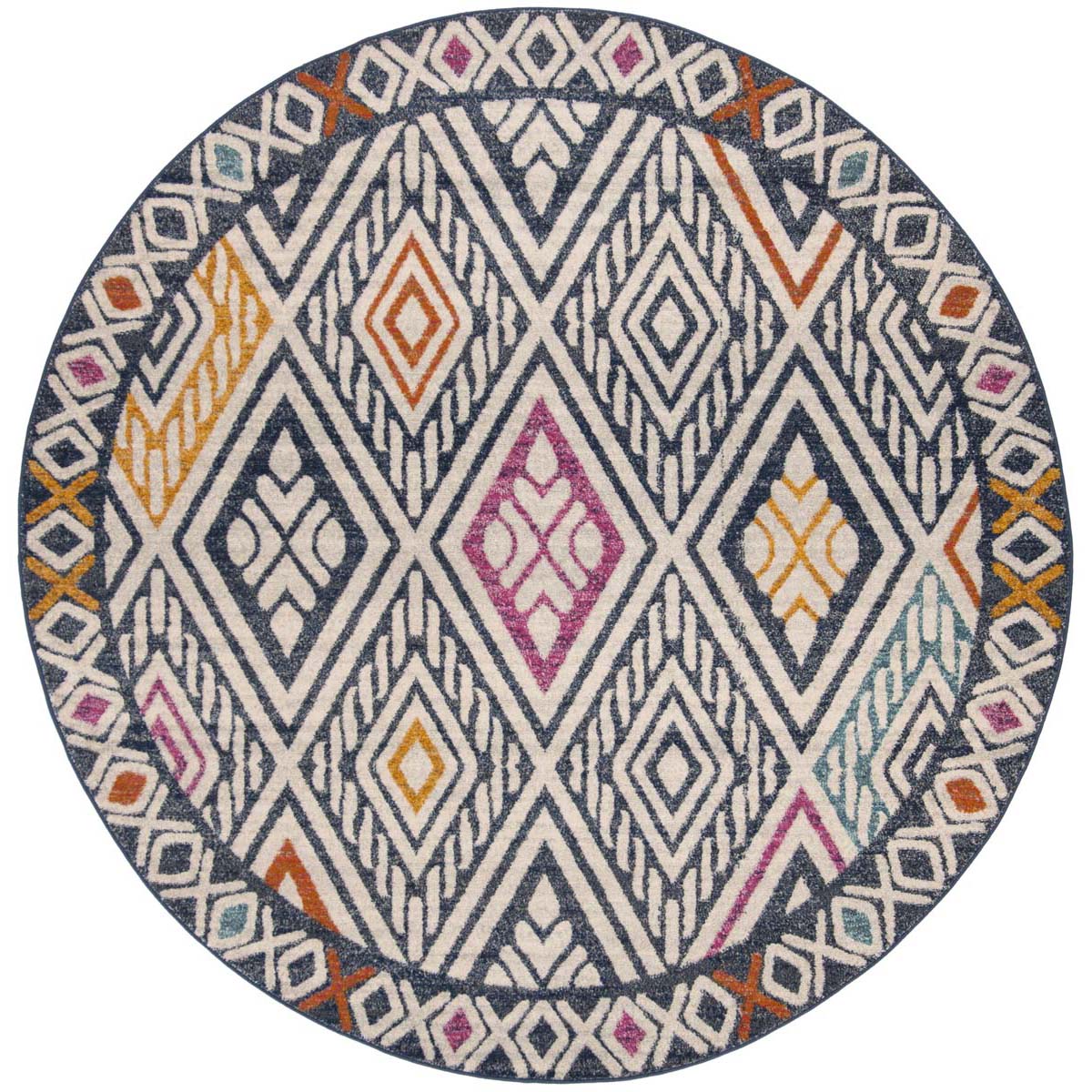 Safavieh Evoke 286 Rug, EVK286 - NAVY / IVORY