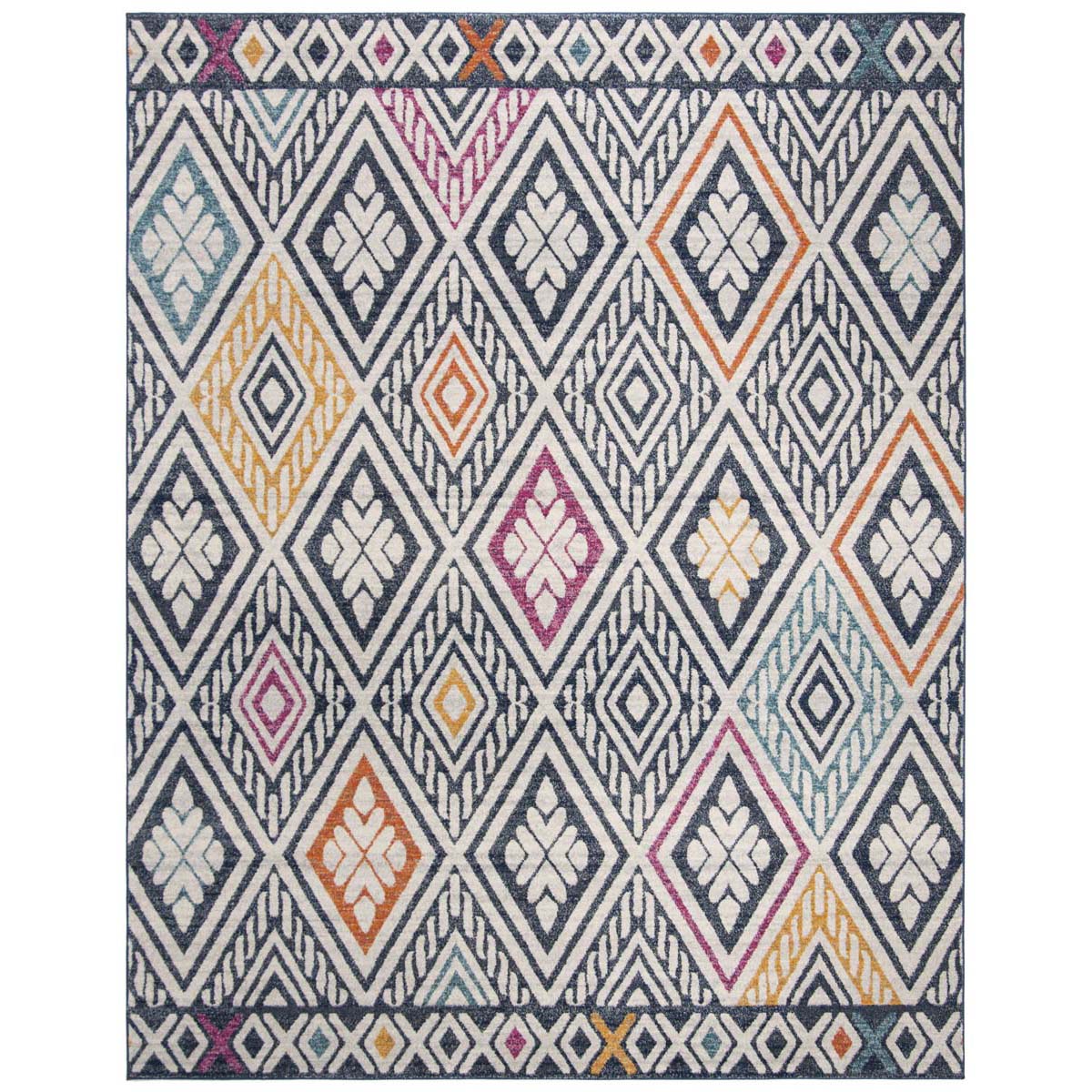 Safavieh Evoke 286 Rug, EVK286 - NAVY / IVORY