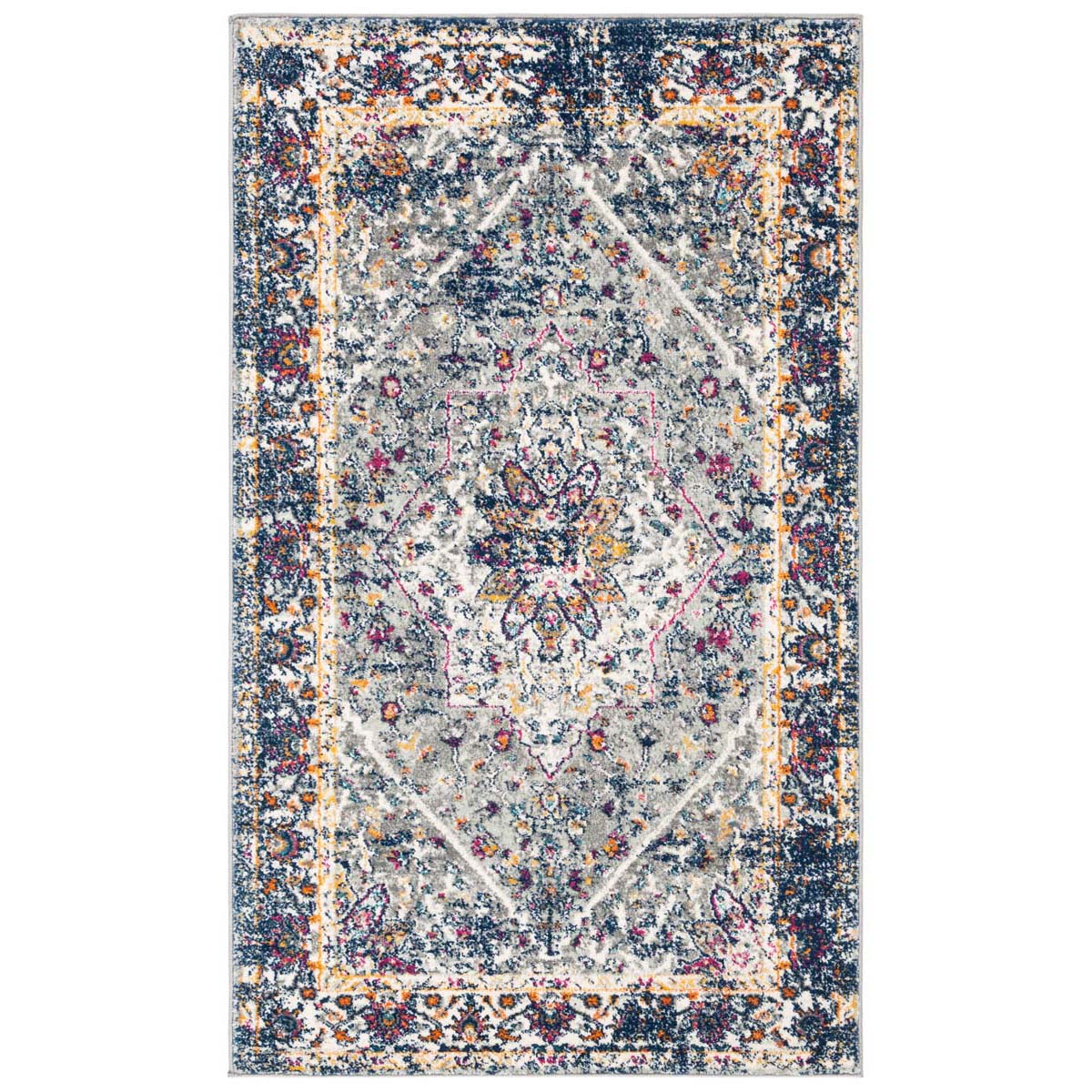 Safavieh Evoke 288 Rug, EVK288 - Grey / Navy