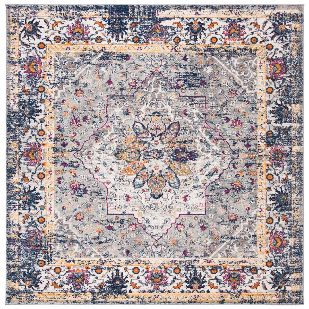 Safavieh Evoke 288 Rug, EVK288 - Grey / Navy