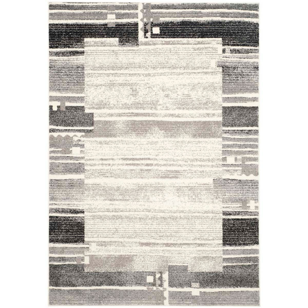 Safavieh Evoke 492 Rug, EVK492 - CREAM / DARK GREY