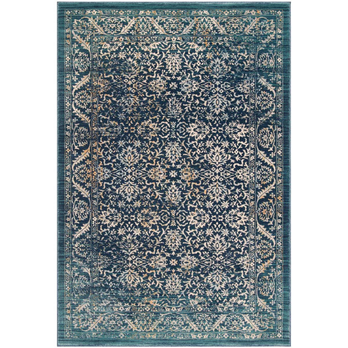 Safavieh Evoke 507 Rug, EVK507 - NAVY / GOLD