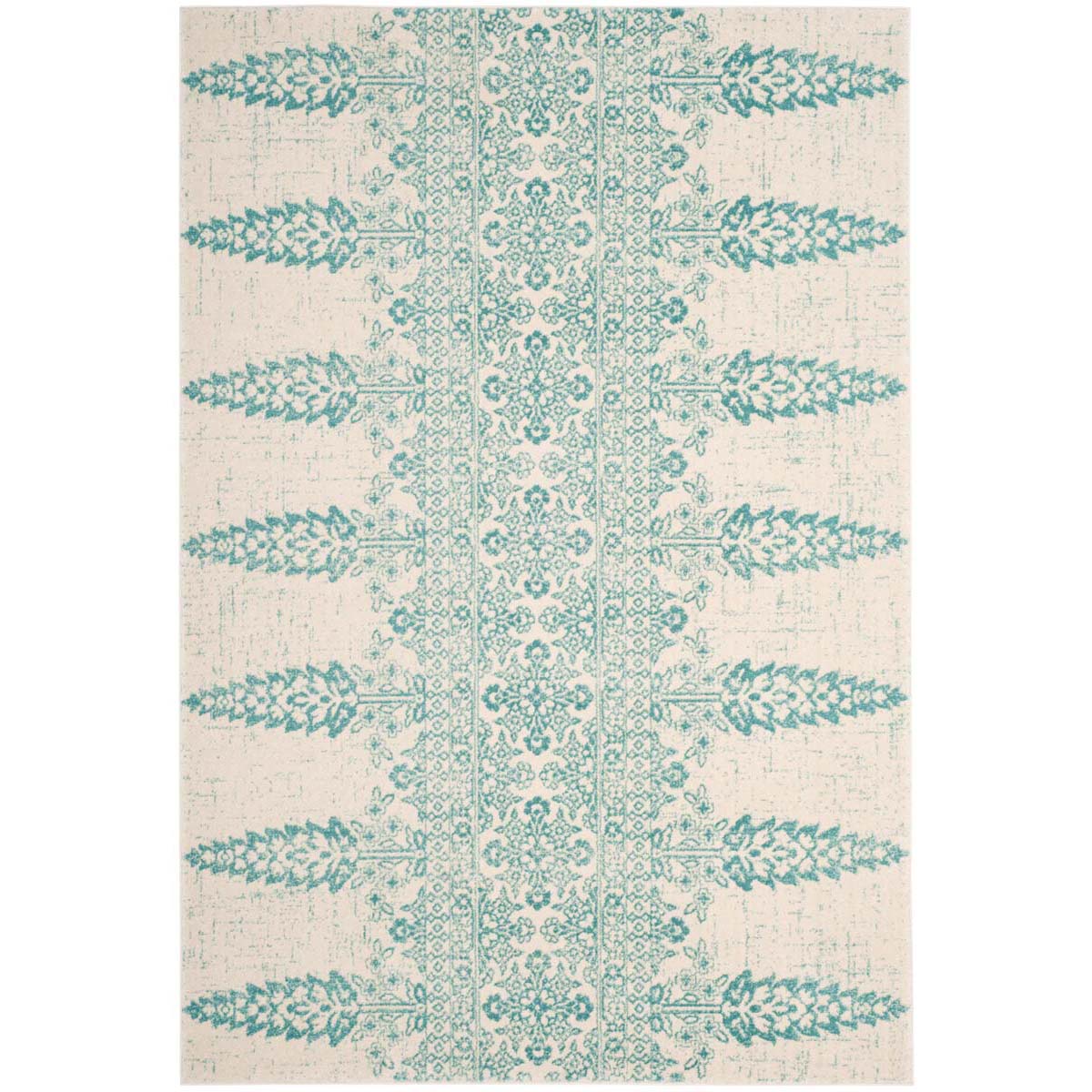 Safavieh Evoke 521 Rug, EVK521 - IVORY / TEAL