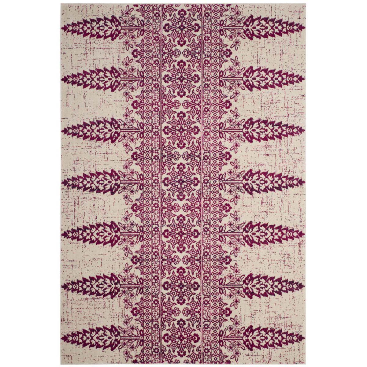 Safavieh Evoke 521 Rug, EVK521 - IVORY / FUCHSIA