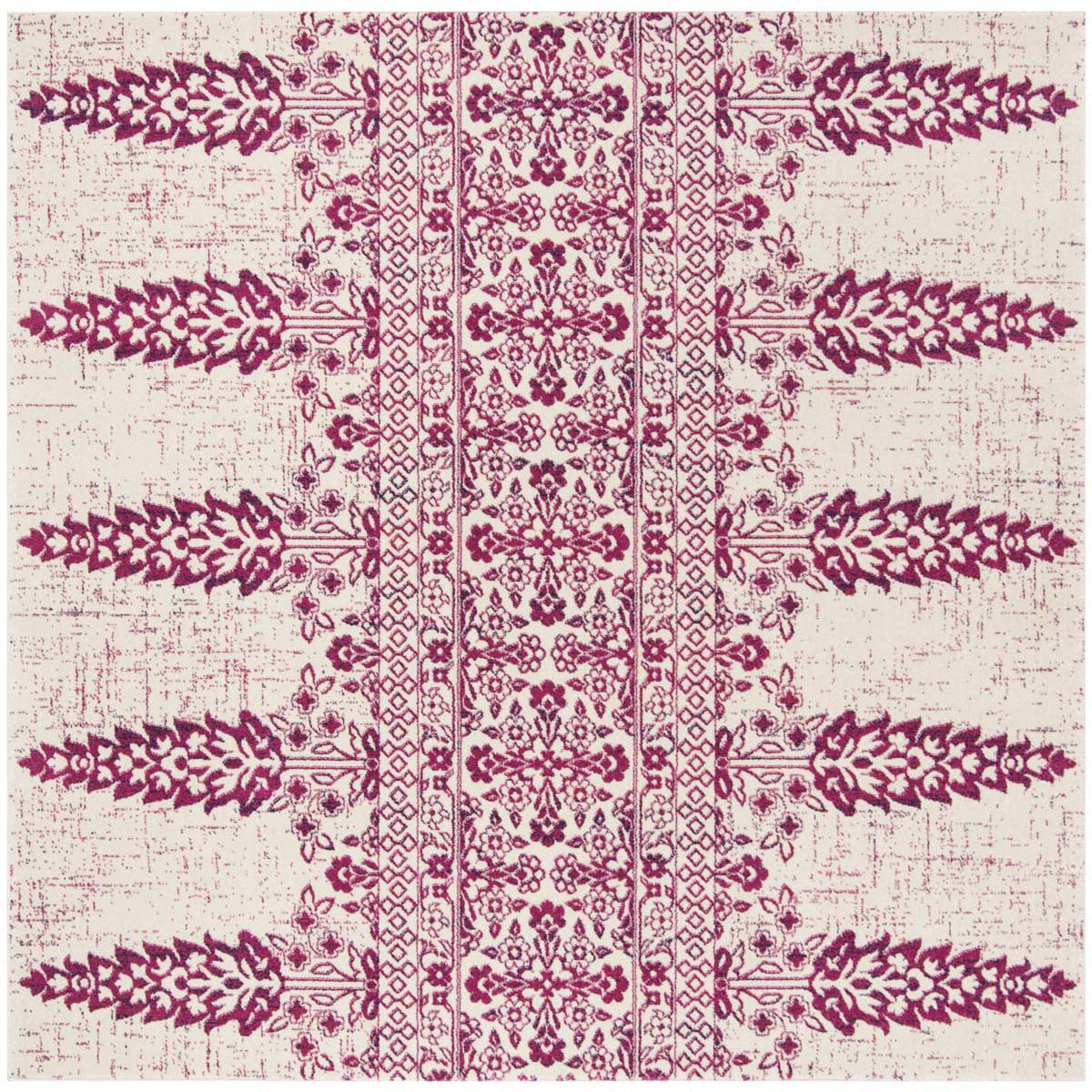 Safavieh Evoke 521 Rug, EVK521 - IVORY / FUCHSIA