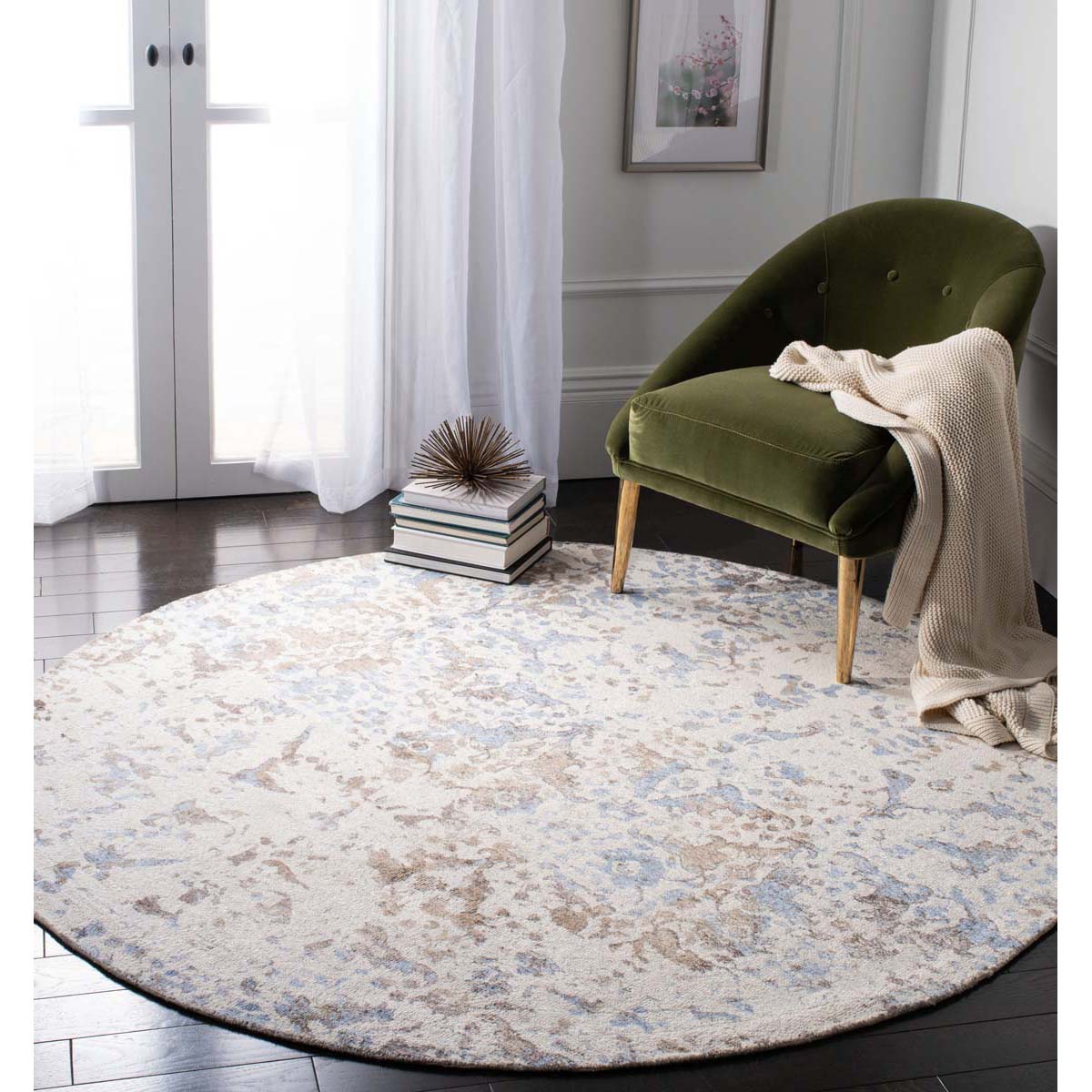 Safavieh Expression 478 Rug, EXP478 - Ivory / Blue