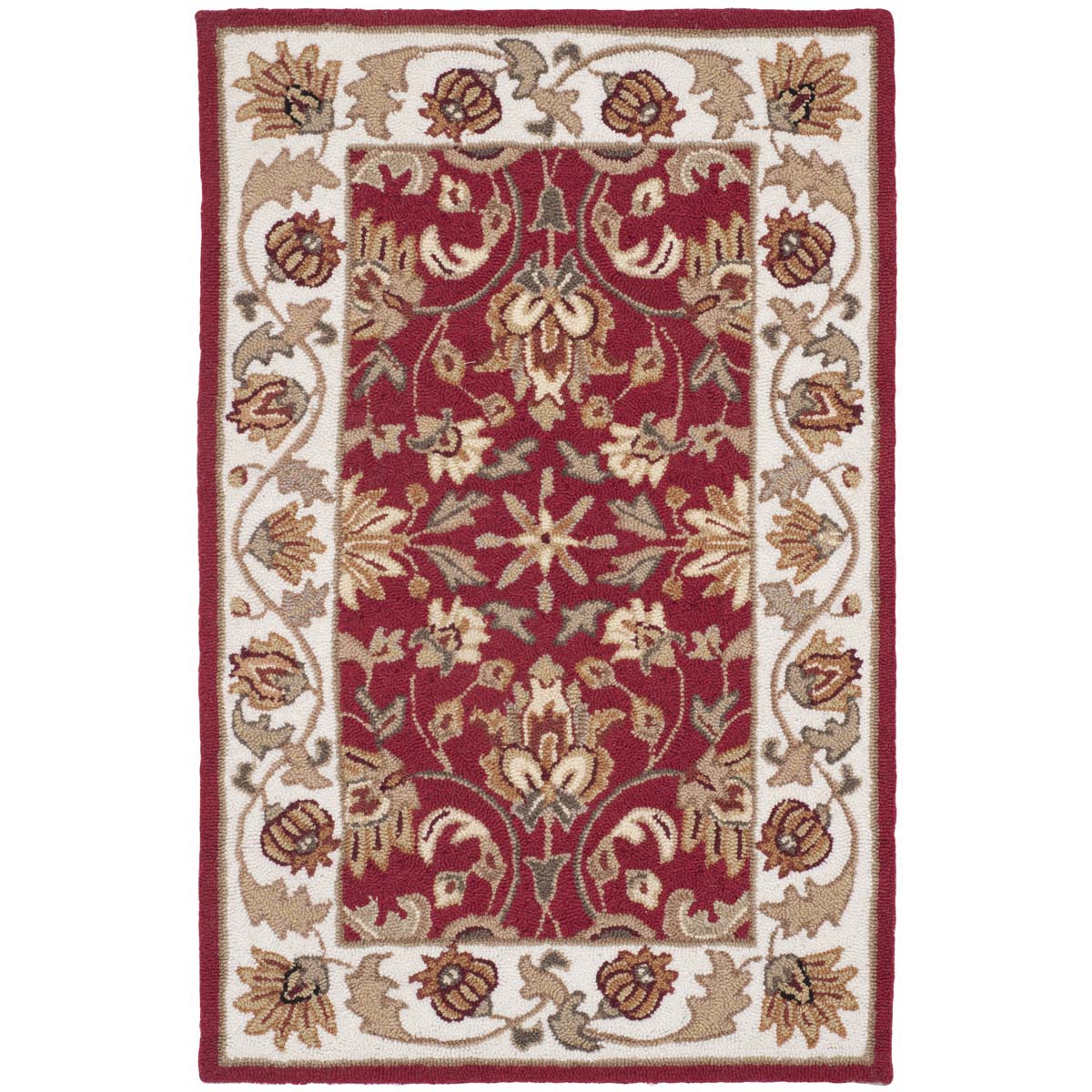 Safavieh Easy Care 101 Rug, EZC101 - Red / Ivory