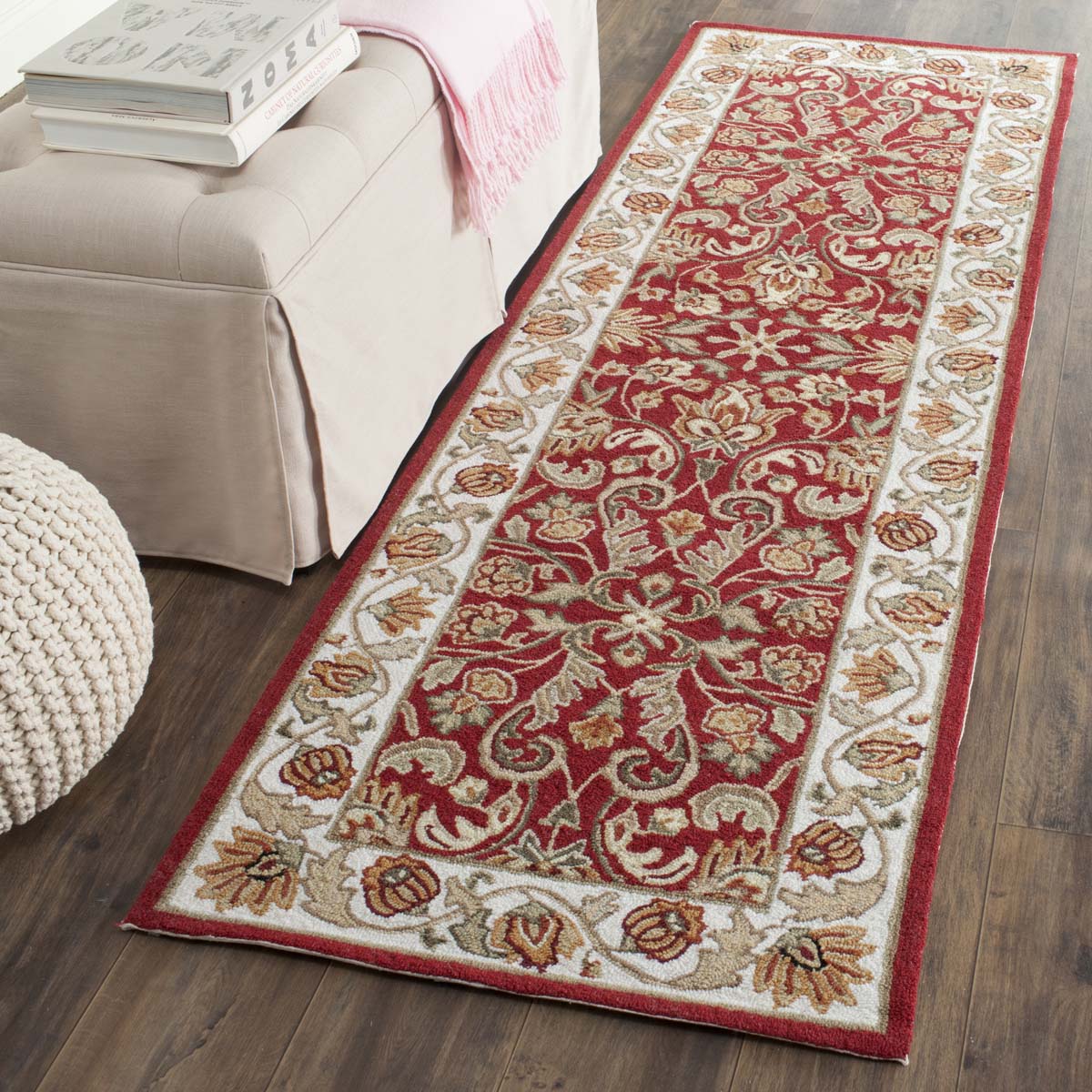 Safavieh Easy Care 101 Rug, EZC101 - Red / Ivory