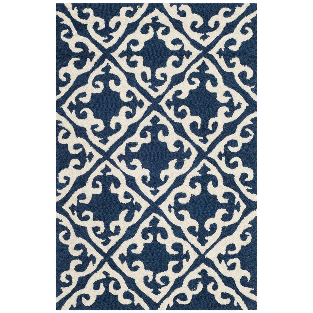 Safavieh Easy Care 416 Rug, EZC416 - Navy / Ivory