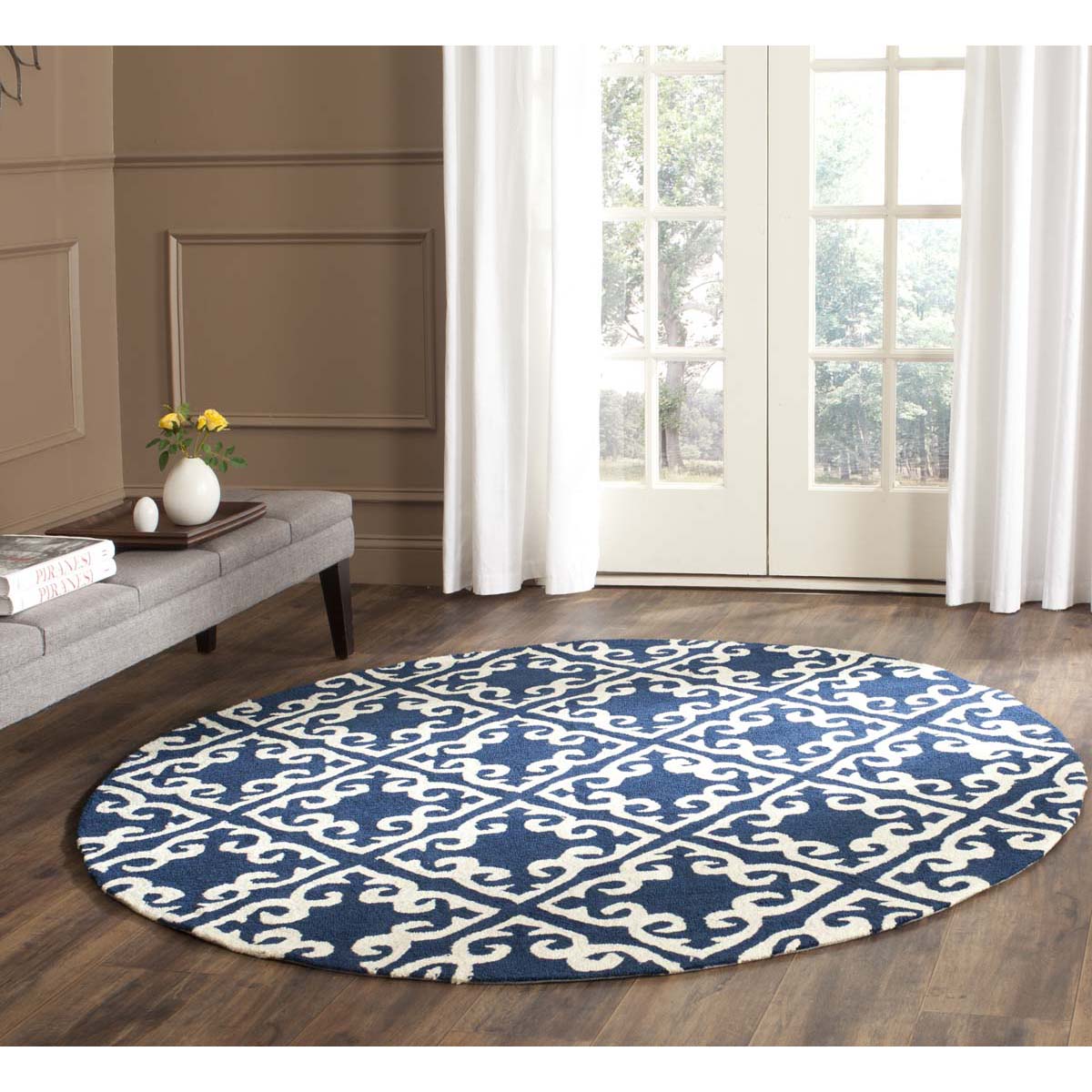 Safavieh Easy Care 416 Rug, EZC416 - Navy / Ivory