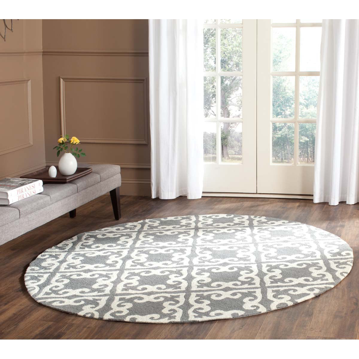 Safavieh Easy Care 416 Rug, EZC416 - Grey / Ivory