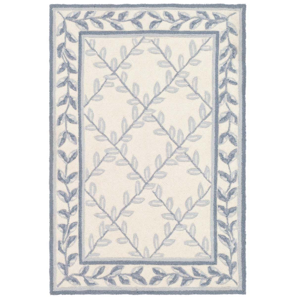 Safavieh Easy Care 430 Rug, EZC430 - Ivory / Light Blue